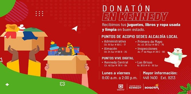 Donatón de juguetes: el plan de la Alcaldía Local de Kennedy para llevarles felicidad a los niños y niñas de la localidad
