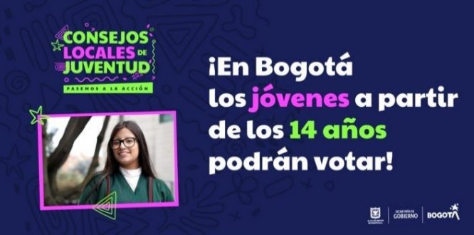 En Bogotá los jóvenes podrán votar y ser elegidos desde los 14 años a los Consejos Locales de Juventud