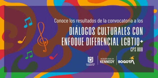 Estas son las cinco iniciativas ganadoras de los Diálogos Culturales con enfoque diferencial LGBTIQ+
