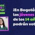 En Bogotá los jóvenes podrán votar y ser elegidos desde los 14 años a los Consejos Locales de Juventud