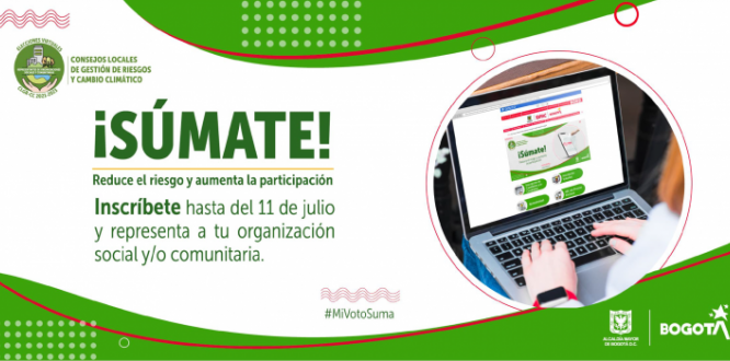  Participa en las elecciones de los Consejos Locales de Gestión de Riesgos y Cambio Climático