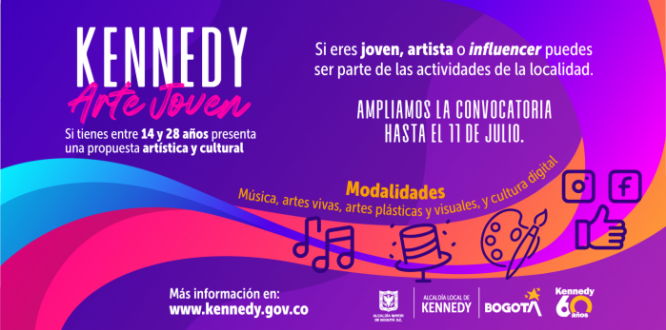 Ojo: Ampliamos la convocatoria de Kennedy Arte Joven hasta el 11 de julio
