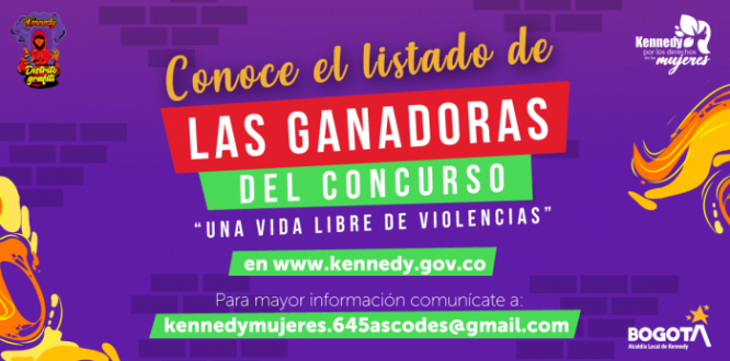 Conoce las ganadoras del concurso 'Una vida libre de violencias'