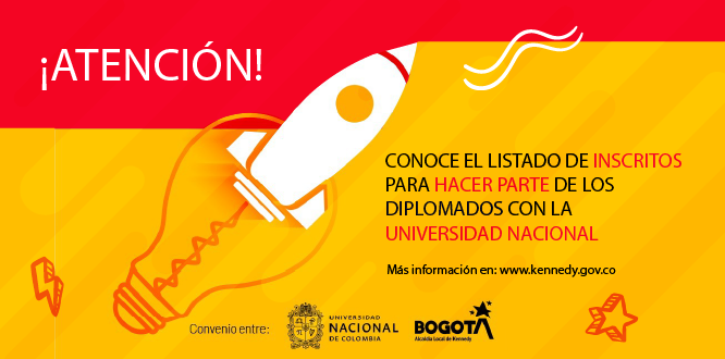 Te presentamos los inscritos para los diplomados gratuitos con la Universidad Nacional