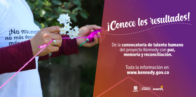 ¡Atención! Si te postulaste al proyecto Kennedy con paz, memoria y reconciliación para el perfil de psicólogo esta información te interesa