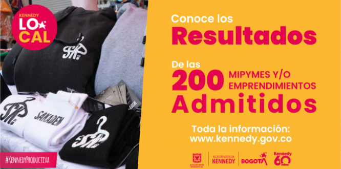 Este es el listado final de los seleccionados al proyecto Corazones Productivos