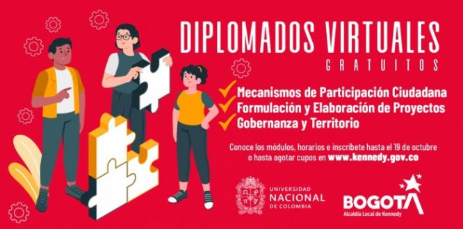 La Alcaldía Local de Kennedy ofrece para sus habitantes tres diplomados gratuitos con la Universidad Nacional