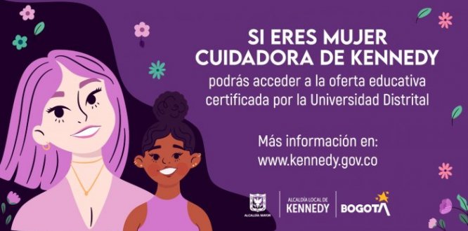 Si eres persona cuidadora podrás formarte gratis con la Universidad Distrital Francisco José de Caldas