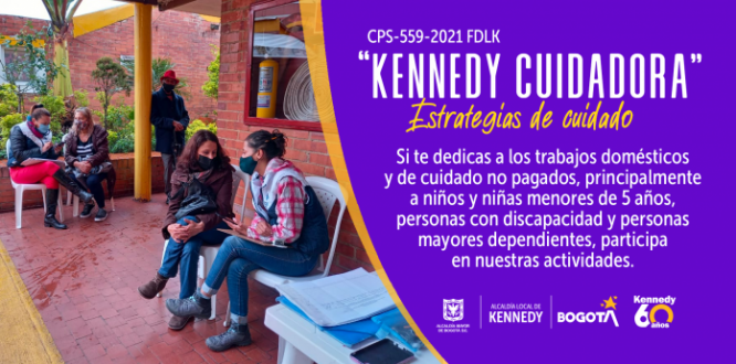Convocatoria para mujeres cuidadoras en Kennedy 
