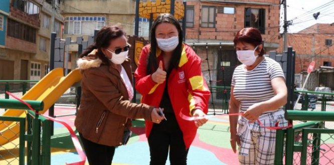 El parque Desarrollo Villa Andrés y Desarrollo Santa Mónica recibió un cambio de ‘look’