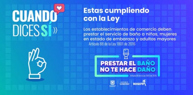 Los establecimientos públicos tienen la obligación de prestar el baño