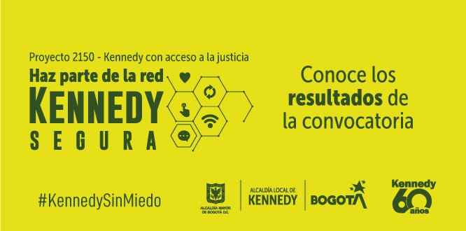 Estamos trabajando por una #KennedySinMiedo y tú nos puedes ayudar