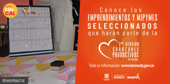 ¡Aquí están los emprendimientos y mipymes seleccionadas de ❤️ Corazones Productivos! 
