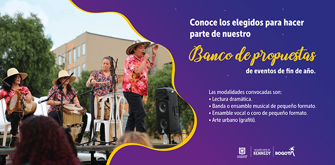 ¿Te postulaste al Banco de propuestas elegibles para los eventos de fin de año 2021? Conoce a los elegidos