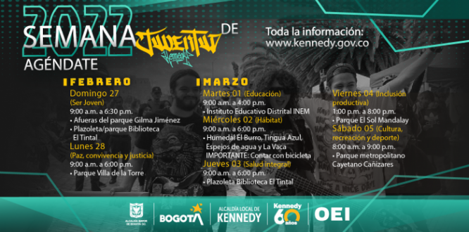 ¿Desparchado? Te invitamos a la Semana de la Juventud 2022