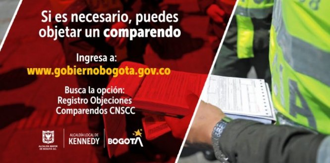 Si es necesario, puedes objetar un comparendo