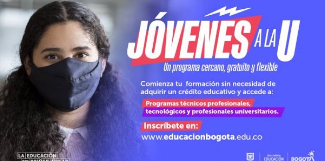 Distrito entregará 8.000 cupos para que jóvenes estudien gratis