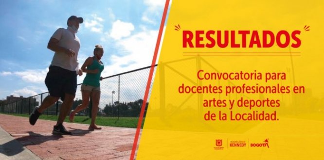 Seleccionados de la convocatoria para docentes profesionales en artes y deportes