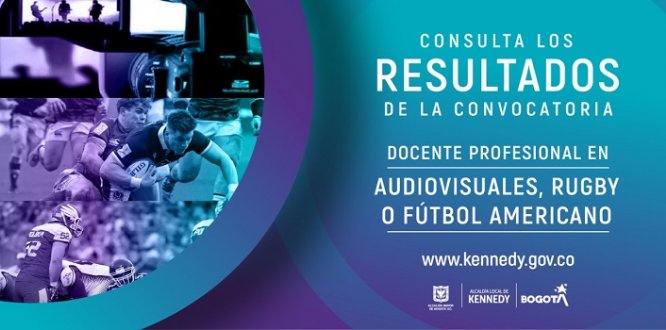 Imagen Conoce los resultados de la convocatoria para docentes profesionales en audiovisuales, rugby y fútbol americano Conoce los resultados de la convocatoria para docentes profesionales en audiovisuales, rugby y fútbol americano