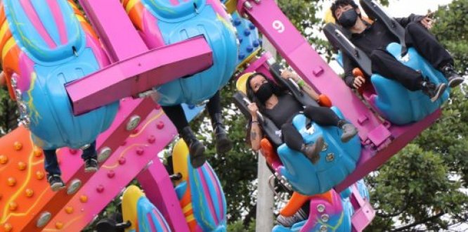 5.000 niños de Kennedy celebraron su mes en el parque de diversiones Mundo Aventura