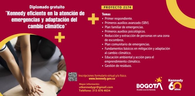 Inscríbete en el diplomado gratuito de emergencias y cambio climático