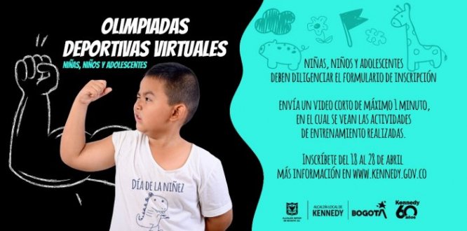 ¡En sus marcas, listos, fuera! En Kennedy tendremos olimpiadas deportivas virtuales