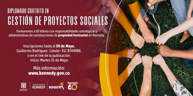 Inscríbete gratis en el Diplomado en Gestión de Proyectos Sociales