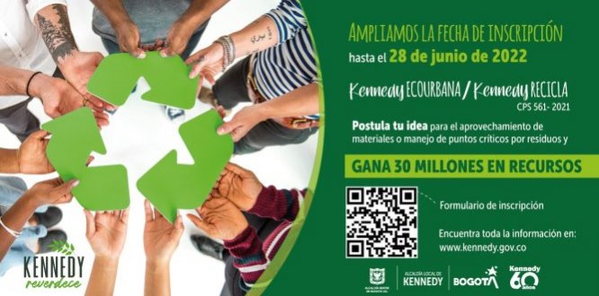 Postula tus ideas para el aprovechamiento de materiales o el manejo de puntos críticos por residuos sólidos y gana 30 millones de pesos en recursos