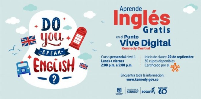 Imagen Inscríbete en el curso gratuito de inglés certificado por el Sena Inscríbete en el curso gratuito de inglés certificado por el Sena