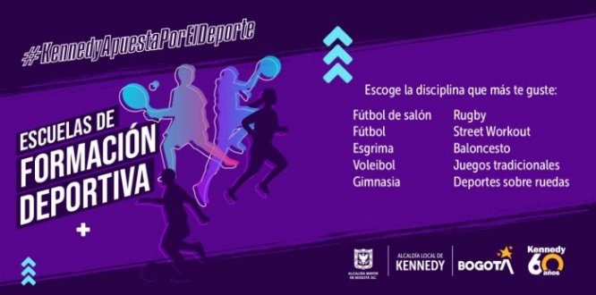 Tenemos 10 disciplinas en nuestras escuelas deportivas y así te puedes inscribir