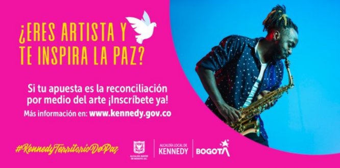 Atención víctimas del conflicto, reincorporados, defensores de derechos humanos y mujeres, si son artistas tenemos incentivos por 3 millones de pesos