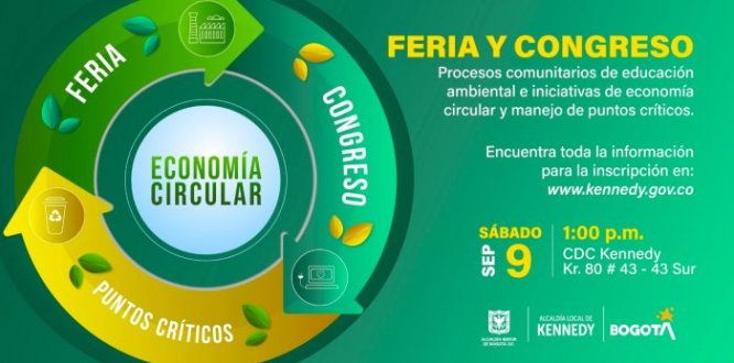 Asiste a la feria y congreso de educación ambiental e iniciativas de economía circular