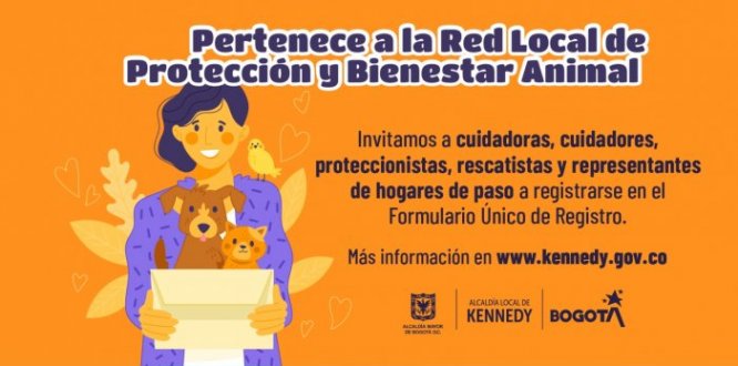 Te invitamos a hacer parte de la Red Local de Protección y Bienestar Animal