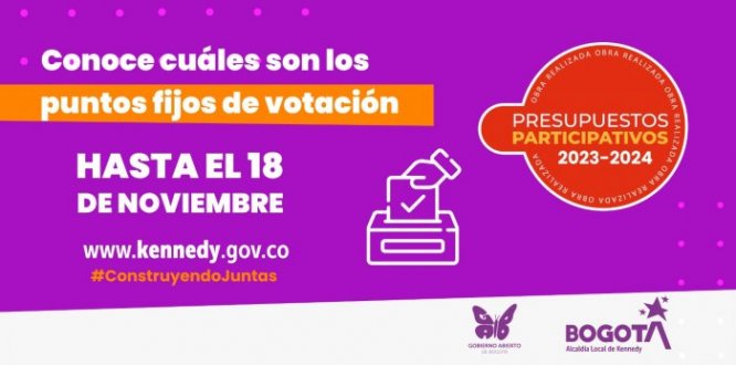 Si lo virtual no es lo tuyo, así podrás votar en físico en Kennedy por los Presupuestos Participativos