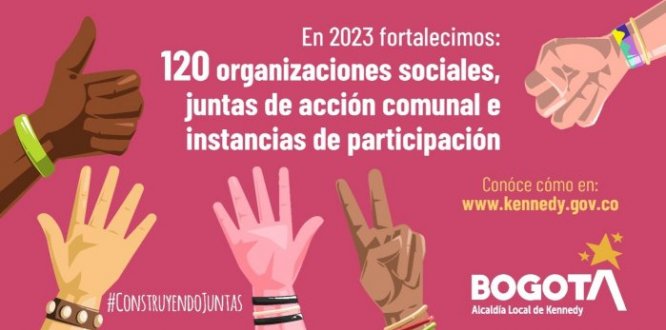 120 organizaciones, JAC e instancias de participación fueron favorecidas por la Alcaldía Local de Kennedy en el 2023