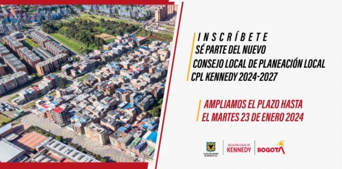 ¡Pilas! Desde este 1 de enero se abren las inscripciones para hacer parte del Consejo de Planeación Local de Kennedy 
