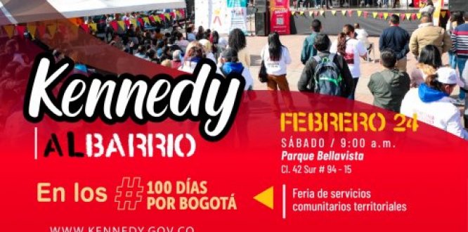 Más de 30 entidades estarán presentes en nuestra feria #KennedyAlBarrio de este 24 de febrero