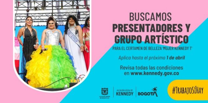 #TrabajoSíHay | Para el certamen de belleza ‘Mujer Kennedy T’ se requieren presentadoras y grupo artístico