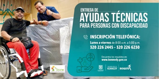 Así puedes acceder a las ayudas técnicas que entrega la Alcaldía Local de Kennedy a personas con discapacidad
