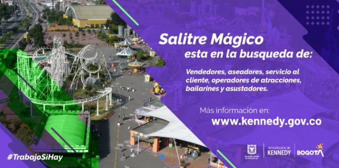 #TrabajoSíHay | Salitre Mágico requiere más de 1.300 personas entre bailarines, vendedores y operadores