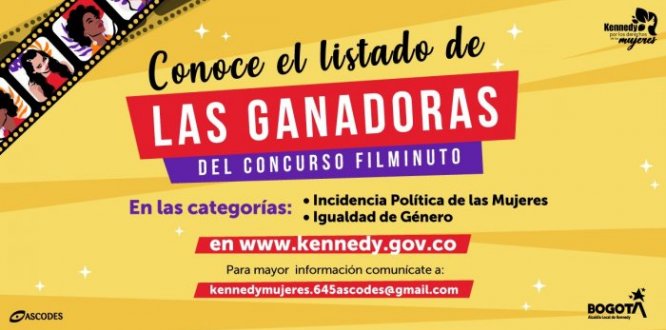 Estos son los ganadores del concurso 'Protagónicas' en las categorías de Incidencia Política e Igualdad de Género