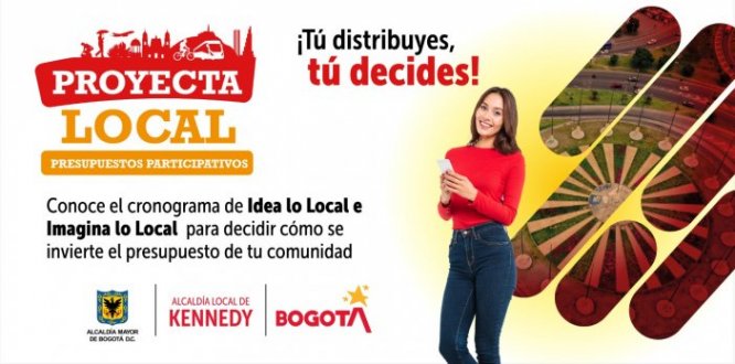 Así podrás construir y aportar tus ideas para que se hagan realidad en Kennedy gracias a los Presupuestos Participativos