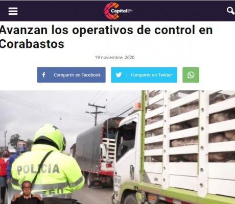 Avanzan los operativos de control en Corabastos