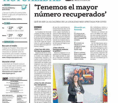 'Tenemos el mayor número de recuperados' - Diario ADN