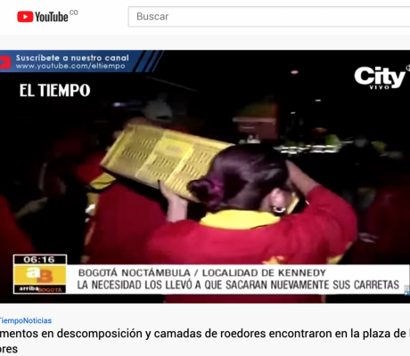 Alimentos en descomposición y camadas de roedores encontraron en la plaza de Las Flores