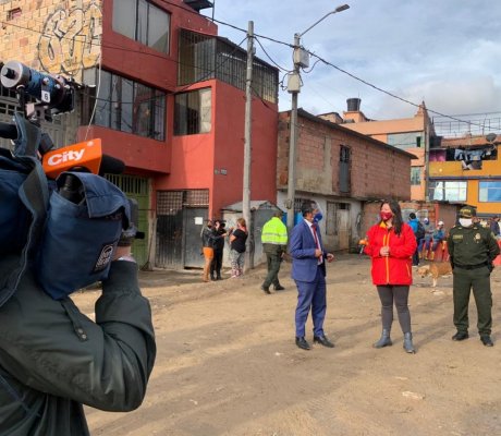 Operativo de la Alcaldía Local en Guadalupe