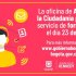 Este 23 de mayo la oficina de Atención a la Ciudadanía atenderá de manera virtual 